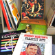 A small sampling of the hilarity contained within Donald and Peggy Schnell's record collection.